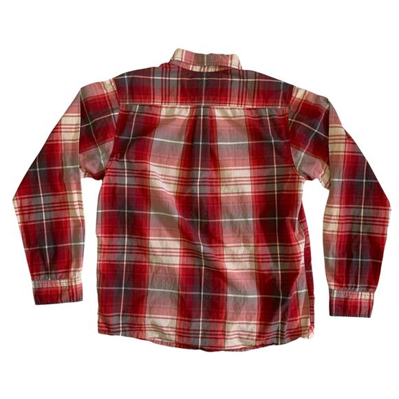The North Face Men's Size L Button Up Long Sleeve Plaid Adult Shirt - Picture 4 of 15